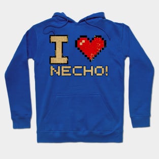 i love necho #12 Art Drawing in kite Hoodie